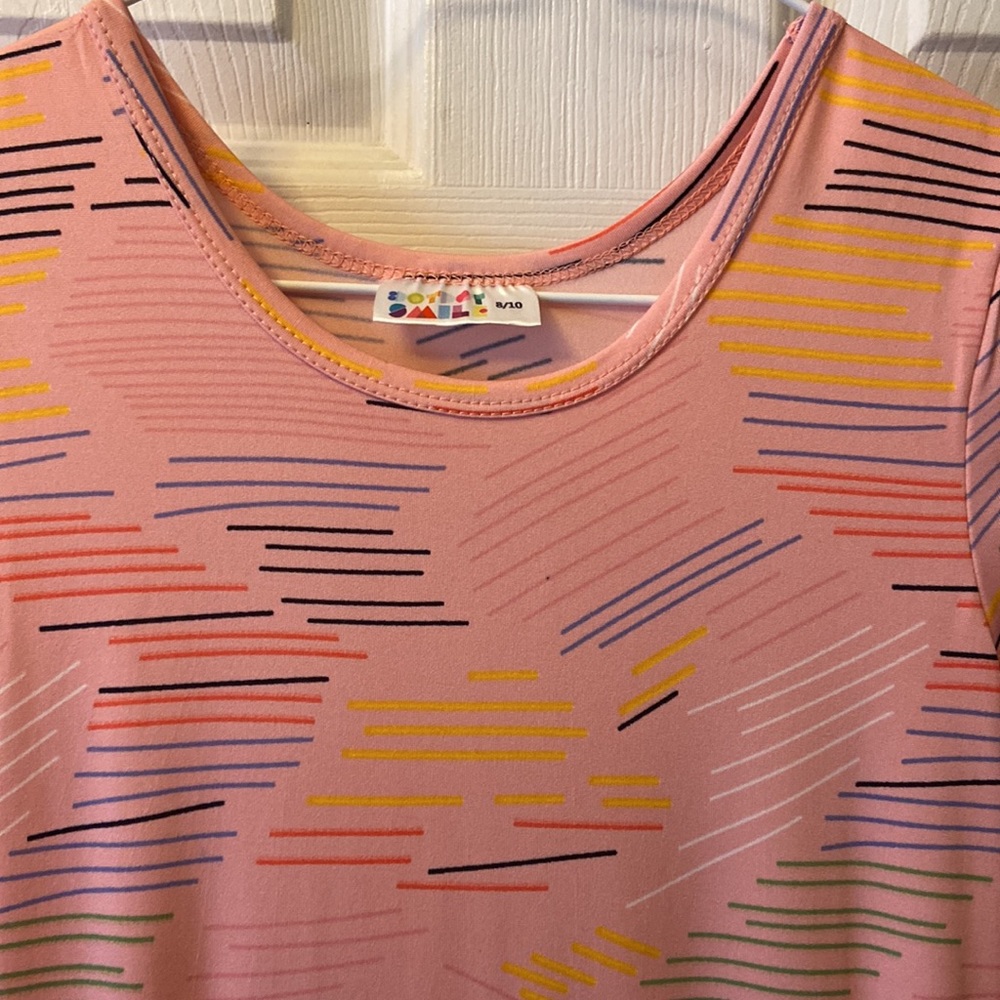 Girls DOT DOT SMILE Pink S/S DRESS ~ Size 8 - 10 / 8-10
